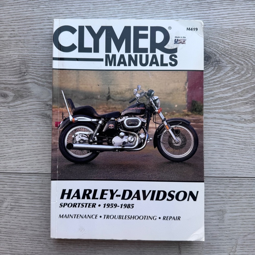 Clymer Harley-Davidson Sportster Repair Manual 1959-1985 M419 Ironhead Service